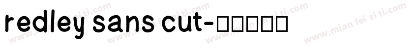 redley sans cut字体转换